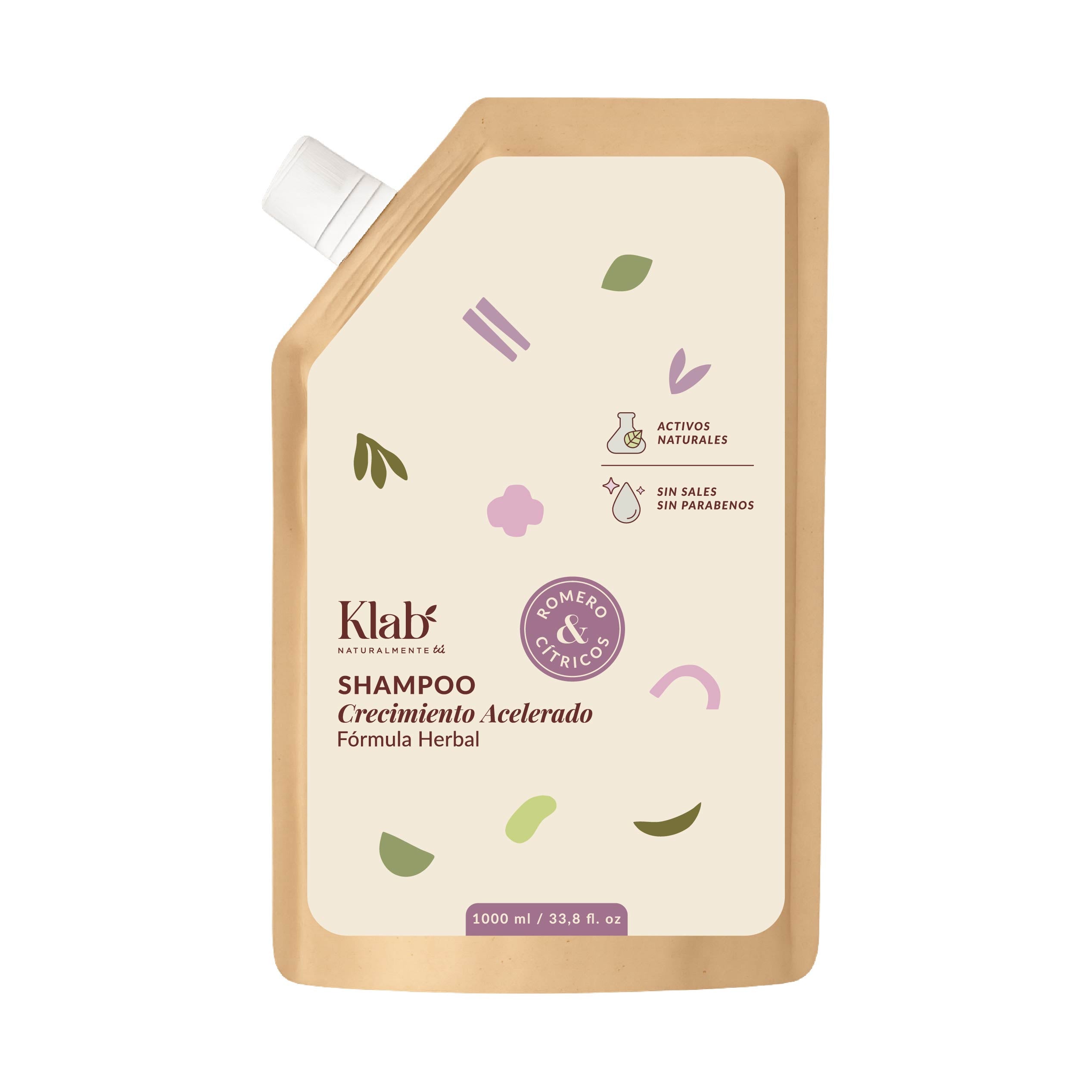 Shampoo Crecimiento Acelerado Herbal Romero & Cítricos - 1000 ml